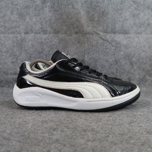 Puma Shoes Mens 9 Casual Sneakers Court Trainer Athletic Black White Comfort Gym main image 10